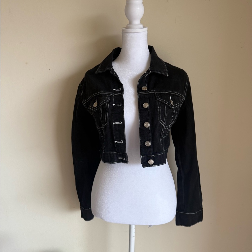 Forever 21 Black Denim Jacket